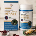 Green Lipped Mussel 30:1 Ultra concentrated 18000mg, with Calcium 365caps